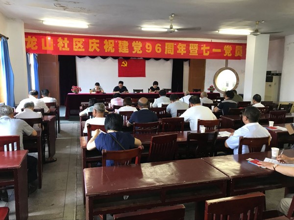 龙山社区召开庆祝建党96周年暨七一党员大会1.jpg