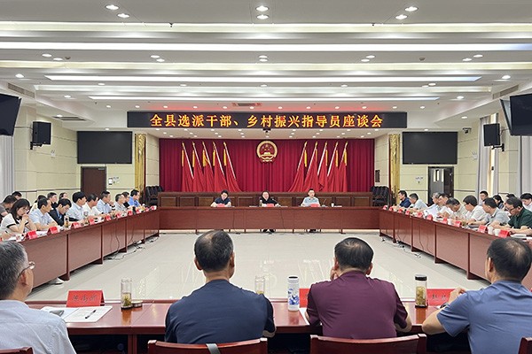 凝心聚力担使命 “驻”力乡村促振兴 </br>肥西县召开全县选派干部、乡村振兴指导员座谈会