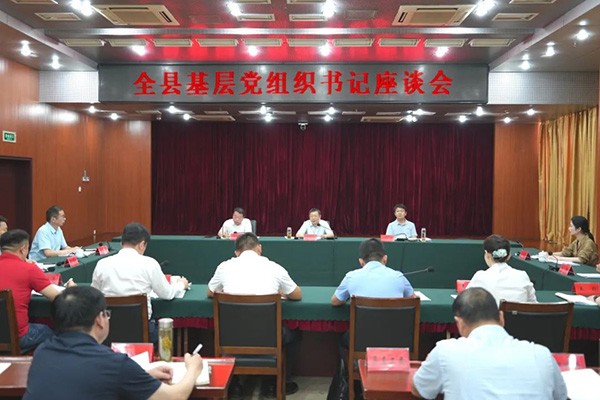 全县基层党组织书记座谈会召开64.jpg