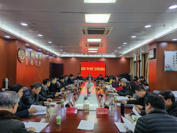 肥西县政协召开“两个报告”征求意见座谈会