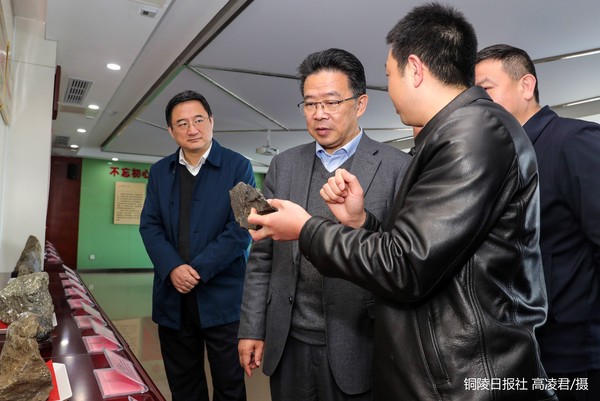 铜陵市委书记杨宏星莅临我队走访调研