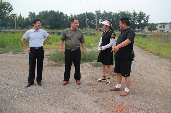 朔里镇镇长杭春庆调研罗里村粘土砖厂整治情况