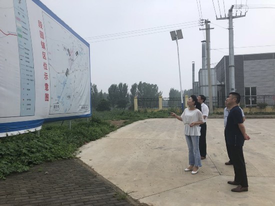 上海新高盈能源科技股份有限公司来段园镇考察