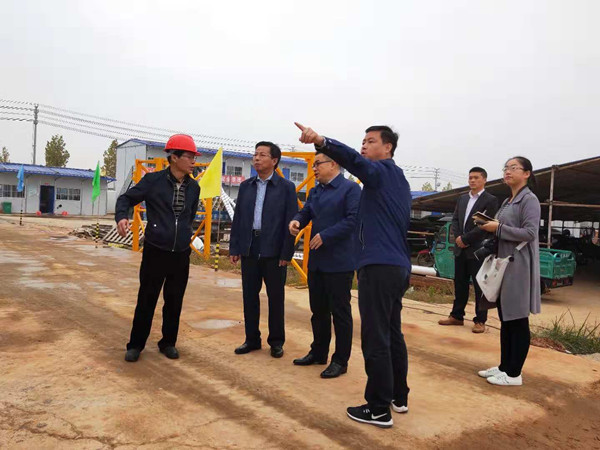 宣州区委书记余宏汉视察台资企业建设工地