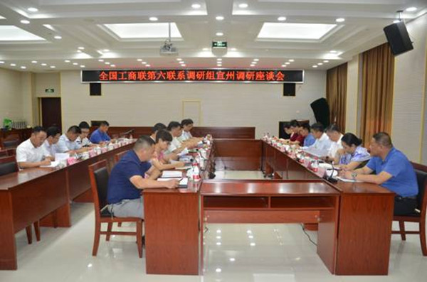 全国工商联第六联系调研组来宣州调研01