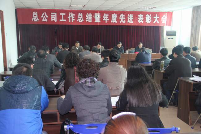 总公（gōng）司召开工作总结暨年度先进表彰大会